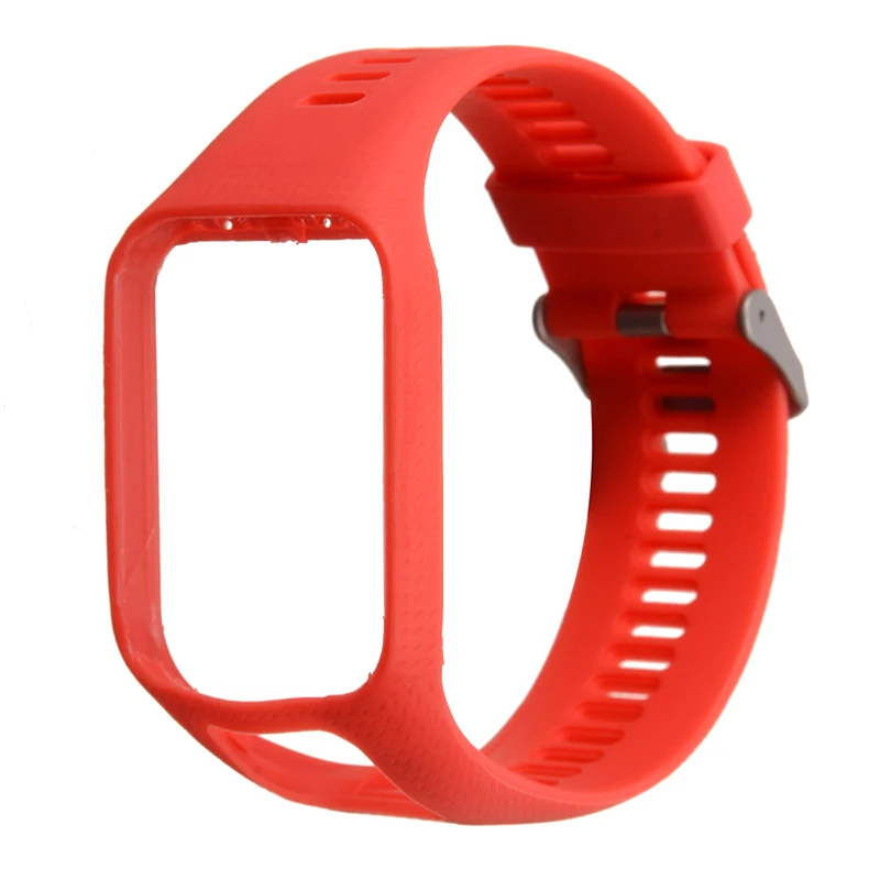 Для TomTom Runner 2/Spark 3 силиконовый сменный ремешок для часов с рамкой Ashion ремешок для часов TomTom Runner 2/Spark 3