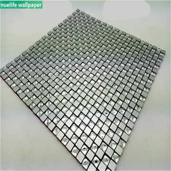 

Glass mosaic tile comes with adhesive 13-sided crystal KTV bar TV bathroom shop TV background wall sticker