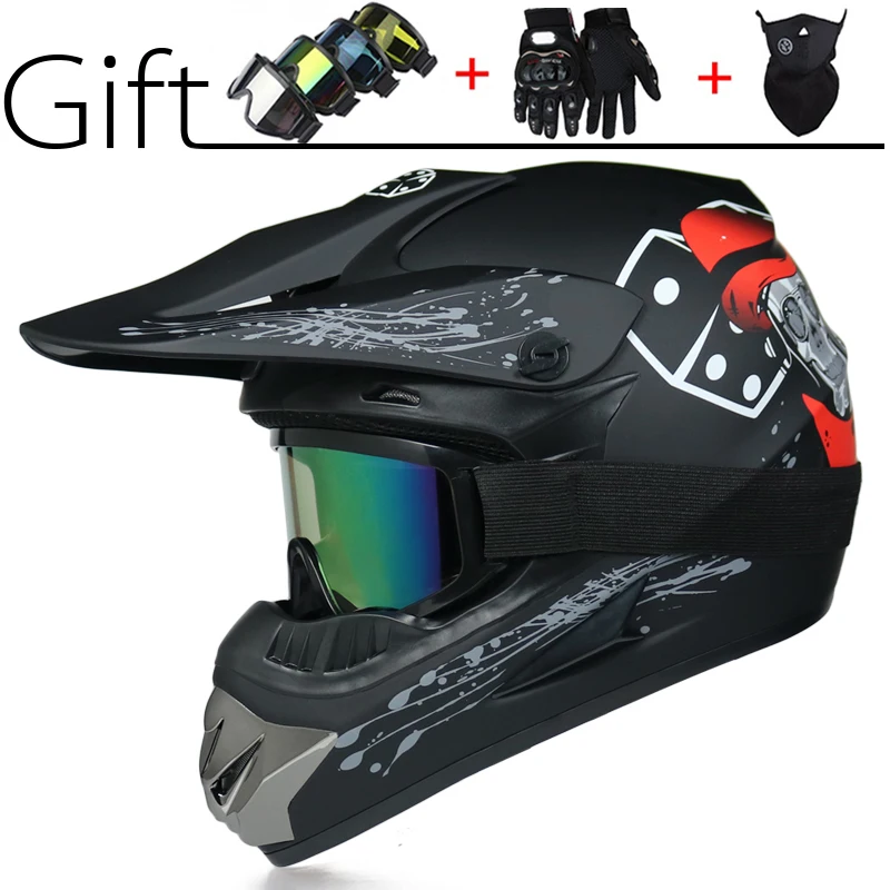 Off Road Motocross Helmet Moto Racing Adult ATV Downhill MTB DH | Автомобили и мотоциклы