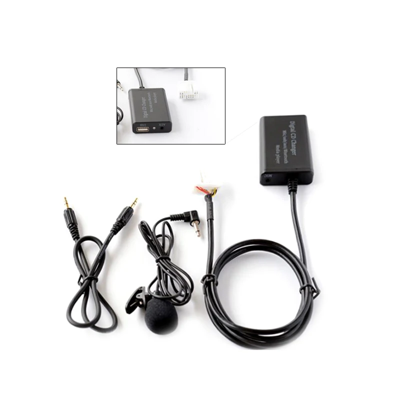Car Bluetooth Music Hands-Free Interface AUX Adapter For Honda Accord Civic CRV