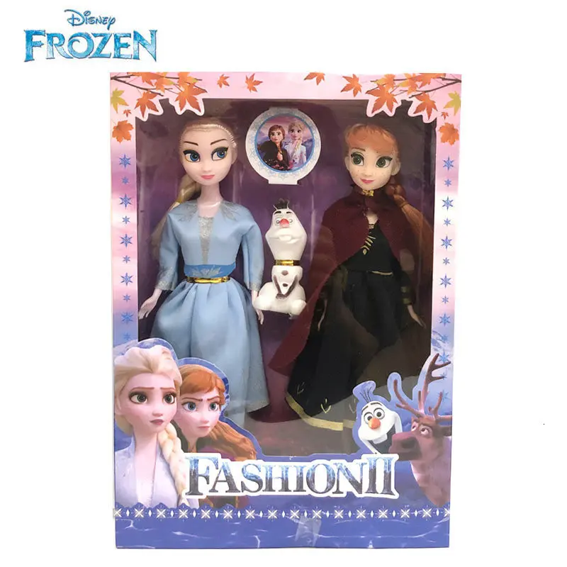 Серия Дисней Холодное сердце 2 Снежная королева Анна Эльза Принцесса мультяшная кукла персонаж экшн-модель игрушка девочка подарок на день рождения игрушка