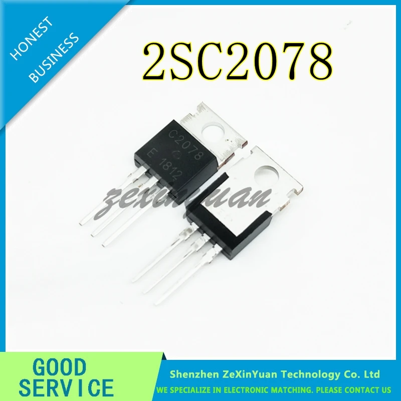 10PCS/LOT 2SC2078 2SC2078E C2078 2078 3A80V TO-220 POWER TRIODE | Электроника