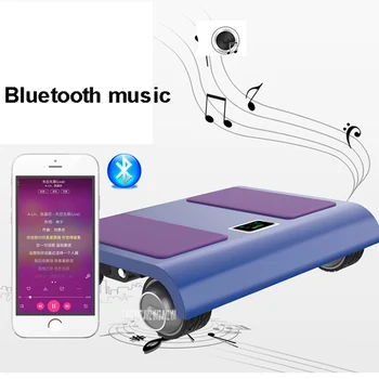 

18Km Pocket Scooter Portable APP Control Four 4 Wheels Electric Self Balance Scooters Skateboard Bluetooth Speaker Function
