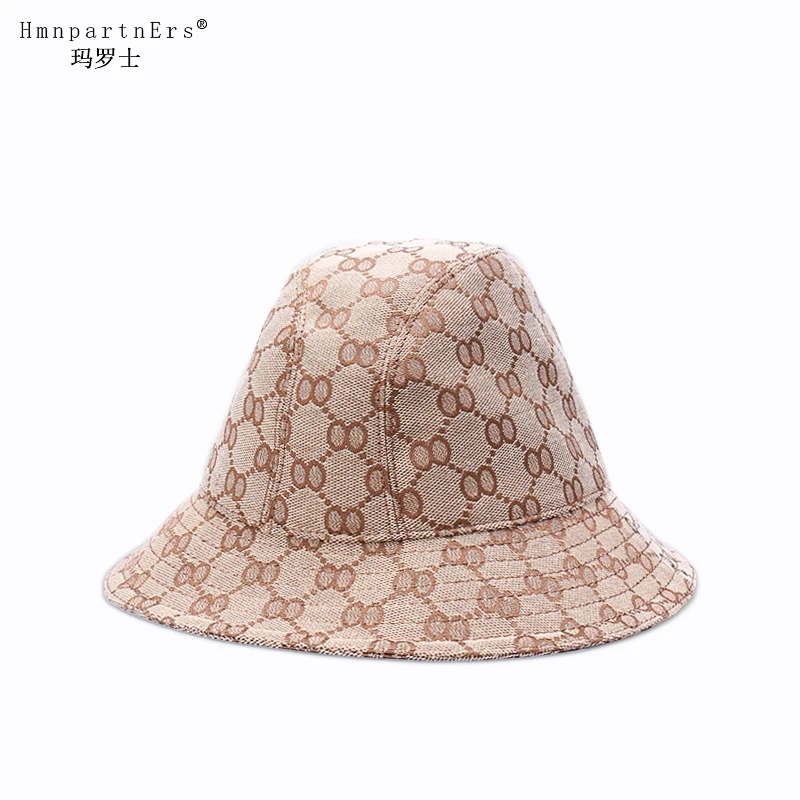 

Hmn Partn Ers 2020 Summer New Unisex Embroidered Men Women Foldable Bucket Hat Fashion Outdoor Sport Fishing Sun Fisherman Hat