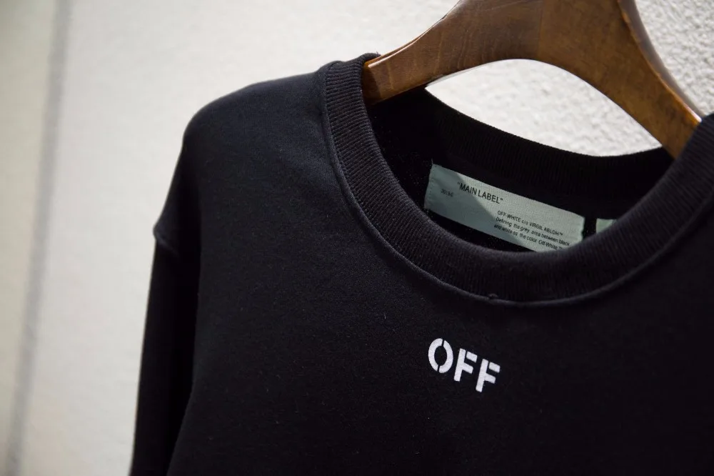 OFF-WHITE OW VIRGIL ABLOH Розовый Вишневый цвет стрелка Мужская толстовка OW уличная Мужская s толстовки с круглым вырезом с капюшоном спортивная куртка