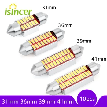 

Festoon 31mm 36mm 39mm 41mm LED Bulb C5W C10W Super Bright 4014 SMD Canbus Error Free Auto Interior Doom Lamp Car Styling