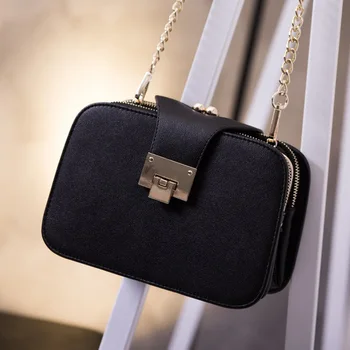 

New Style Women's Cross-Body Fashion Women's Bag Shoulder Bag Messenger Bag Mobile Phone Small Bag Chain Small Square Bag