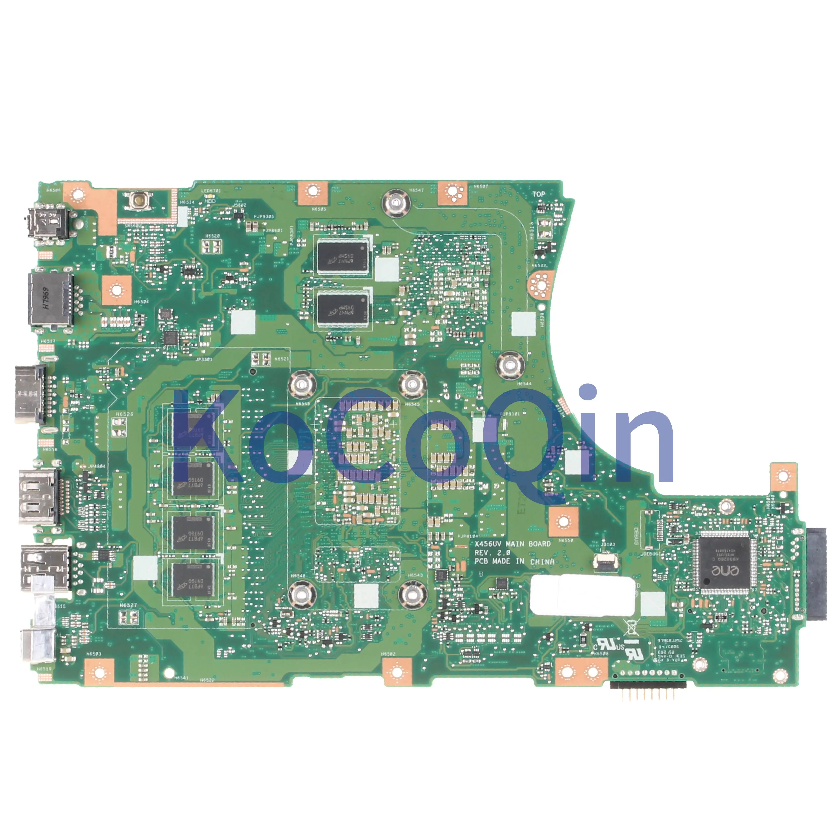 KoCoQin материнская плата для ноутбука ASUS X456UV материнская плата REV.2.0 SR2EY N16S-GMR-S-A2