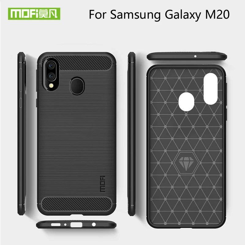 Чехол MOFI для samsung Galaxy M20, чехлы из ТПУ для samsung Galaxy M20, высококачественный мягкий ТПУ, задняя крышка, чехол для телефона