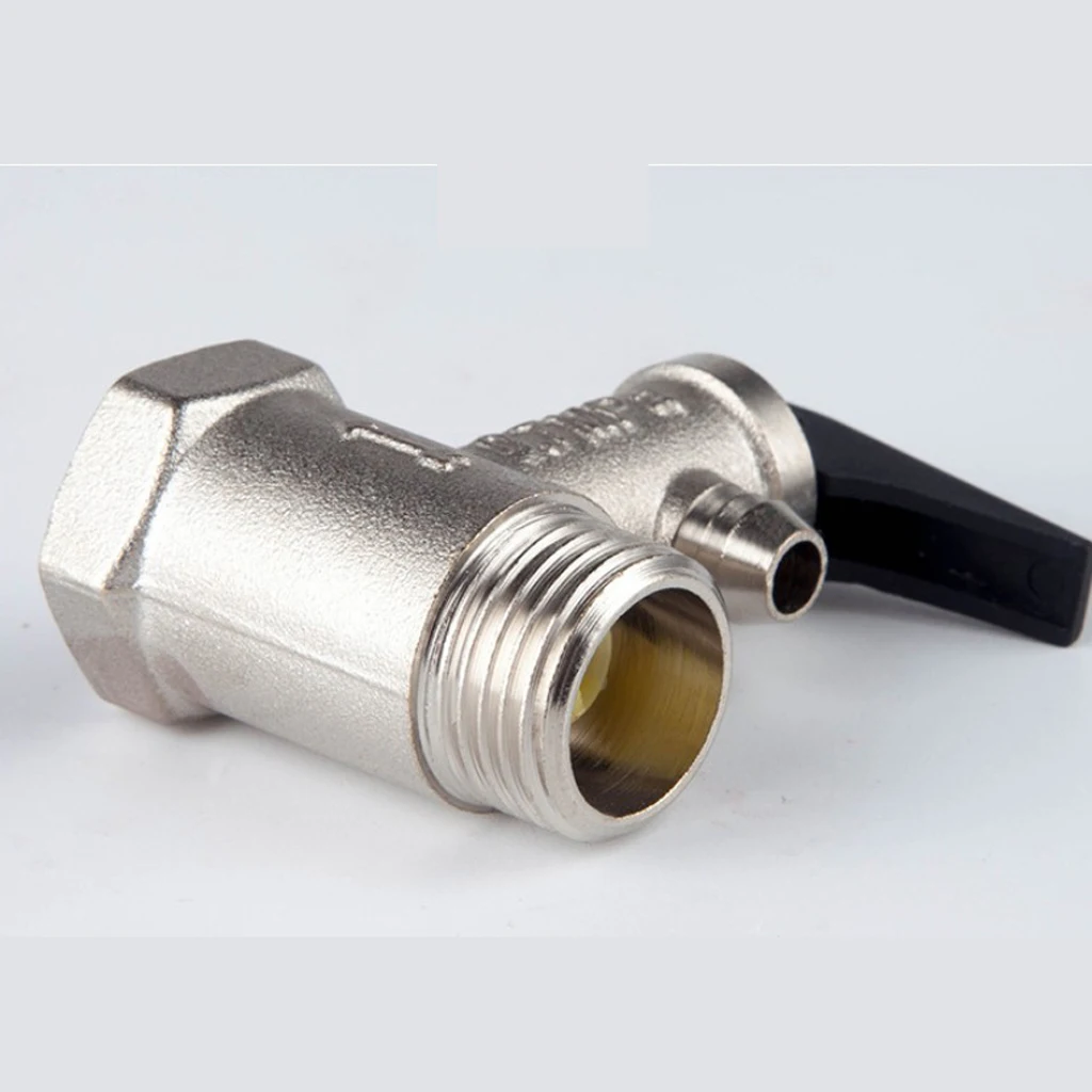 1/2 Inch DN15 Brass Valve Water Heater Safety Spring Type Safety Pres