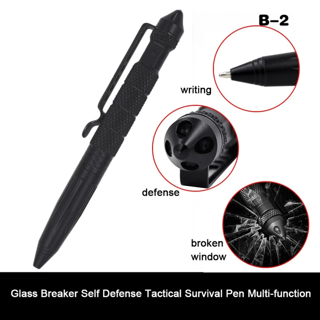 Multifunctional Tactical Pen Self Defense Weapons Glass Breaker