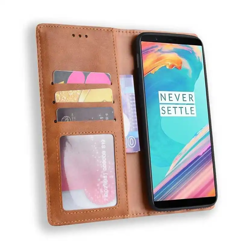 Флип-чехол для Oneplus 5 5T 6 6 T, чехол-кошелек из искусственной кожи с магнитным покрытием для Oneplus 5 5T 6 6 T, сумка