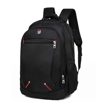 

Hot Sale Casual Solid Color Material Oxford Man's Backpack Multi-functional Large-capacity Student Schoolbag Simple Bag