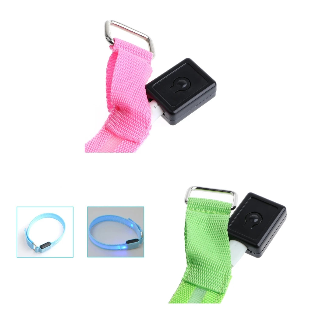 Outdoors LED Flashing Armband Light-up Arm Leg Band Running Hiking Bike Cycling Tools Kits