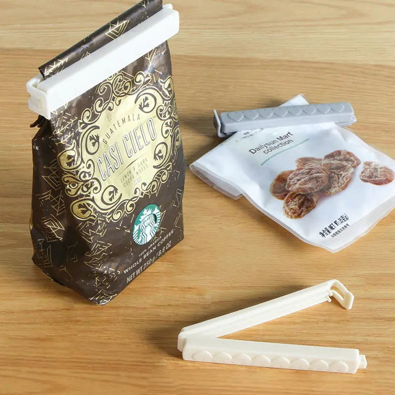 FIivda5pcs бытовой зажим для пищевых продуктов закуска запечатывания клип бытовой герметизирующий пакет зажим пластиковая сумка с защелкой герметизация пищевых продуктов свежий зажим