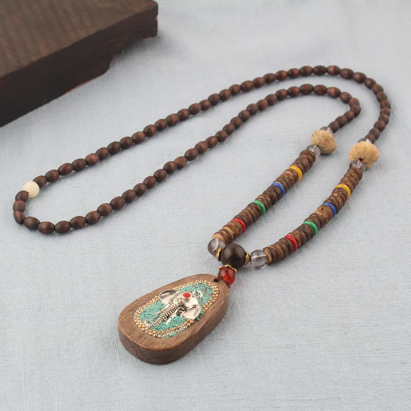 WEIYU-Fashion-Buddha-Toem-Necklace-Vintage-Ethnic-Elephant-Necklace-Coconut-Shell-Beads-Necklace-Wood-Beads-Necklace (2)