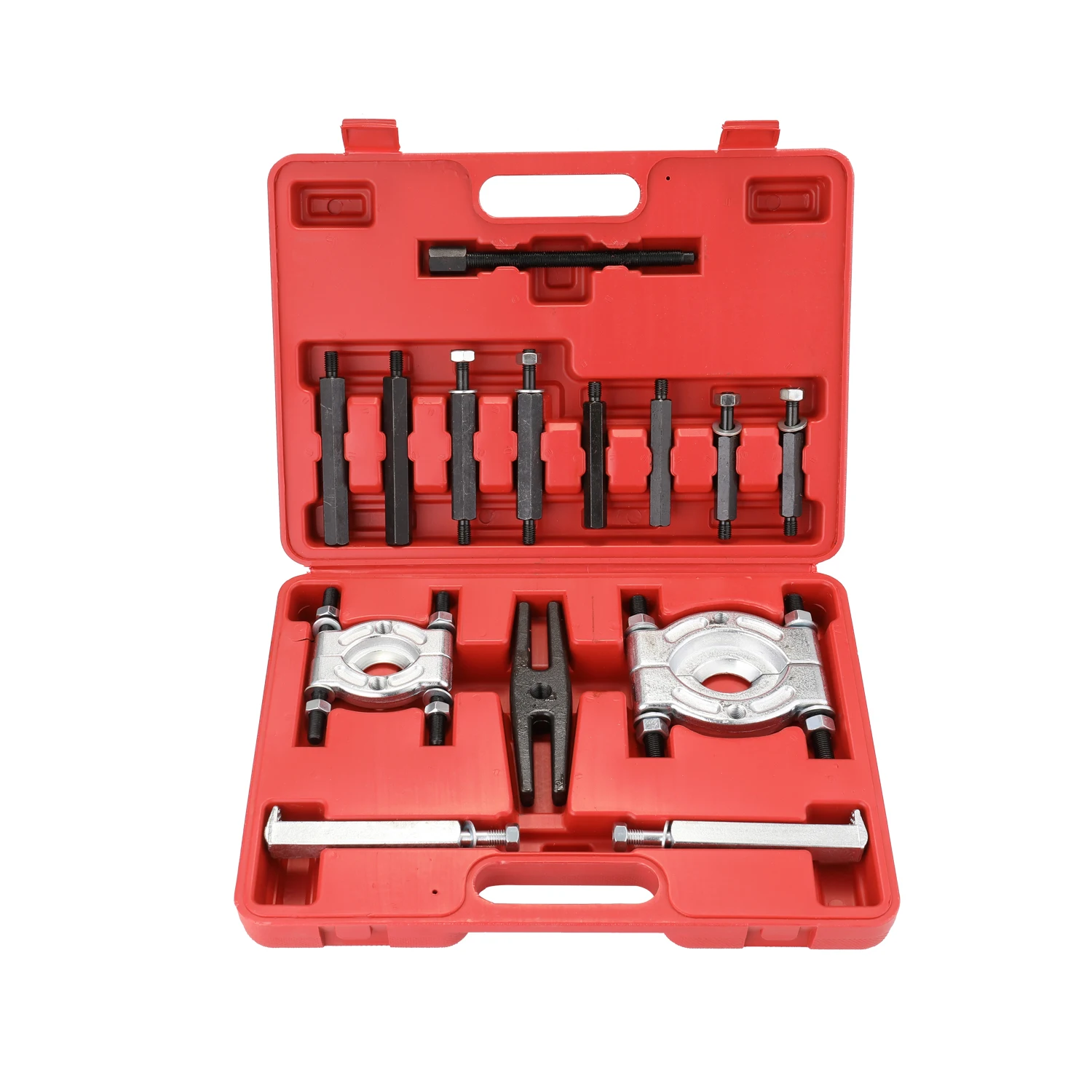 

Tool Kit 14Pcs Bearing Separator Splitter Gear Puller Fly Wheel With Box Separator Set Tool Kit 35-50mm & 50-75mm