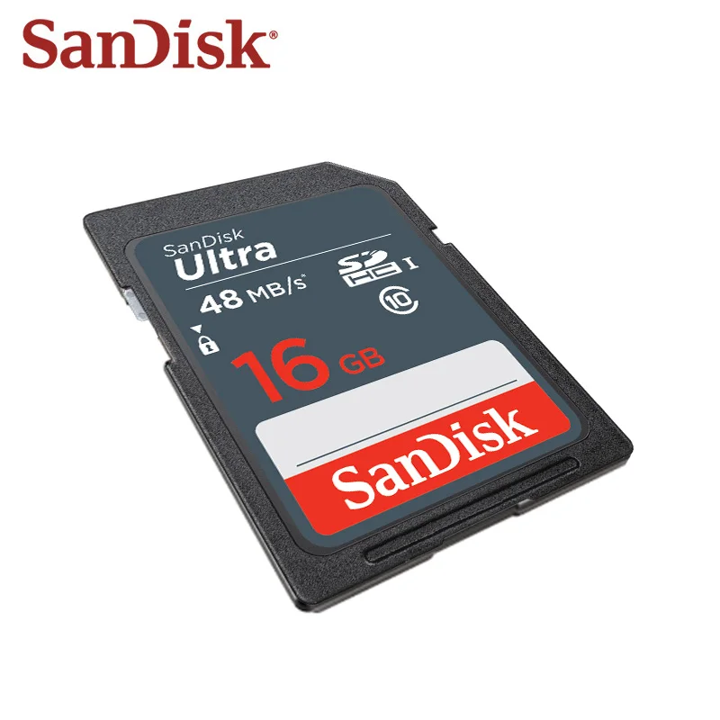 SanDisk Ultra SD карта 32 Гб 16 Гб SDHC высокая скорость 48 м/с класс 10 UHS-I карта памяти для камеры