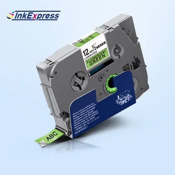 

InkExpress Tape For Brother TZe D31 Label Tape Black on Fluorescent Green TZe Tape 12mm For Brother P touch Label Maker PT-D210