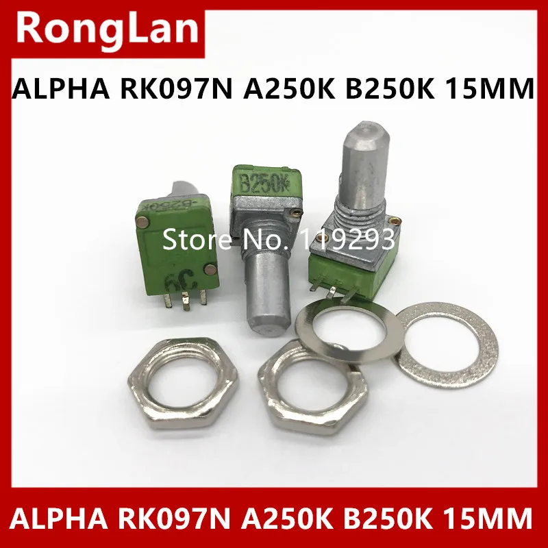 taiwan-–-potentiometre-alpha-rk097n-a-poignee-unique-a-manches-longues-15mmf-b250k-10pcs-lot