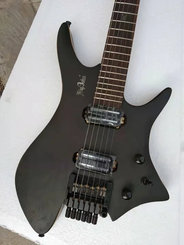 mattle black korea pickup безголовая электрогитара
