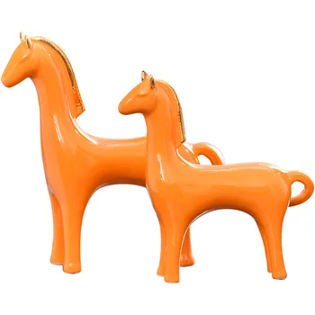 

Nordic Luxury Horse Ornaments Decoration Ceramic Unique Home Decoration Accessories Decoracion Salon Decoration Maison AC50HC