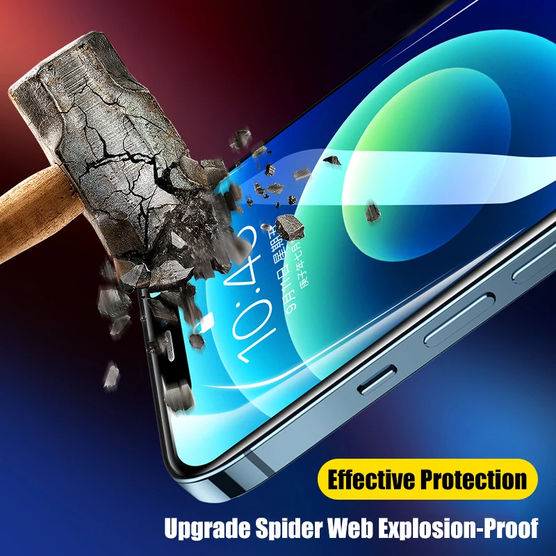 Premium Full Coverage Tempered Glass Screen Protector - 3-4 Pack