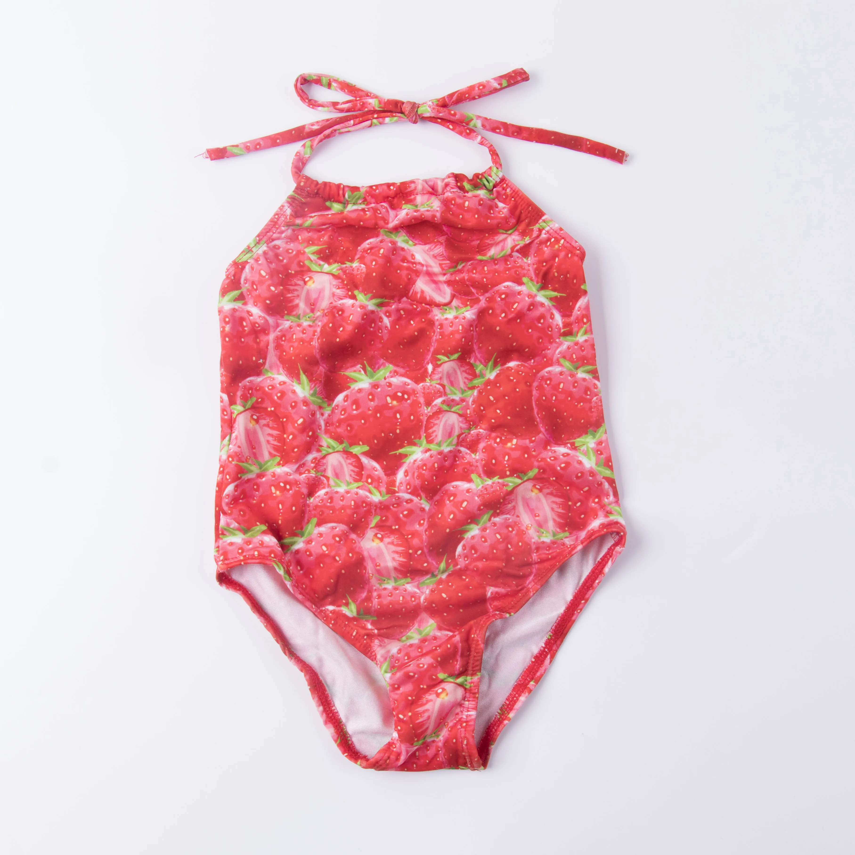 strawberry bathing suit baby