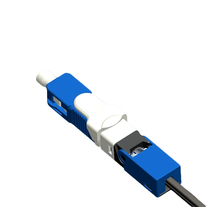 100 шт. волоконно оптический Быстрый Соединитель FTTH SC UPC одномодовый адаптер