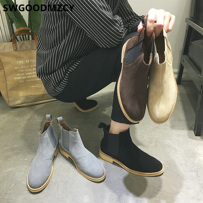 Ботинки «Челси»; мужские Ботильоны; мужские зимние ботинки; chaussure homme buty meskie erkek ayakkabi sepatu pria calzado hombre sapatos