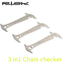 3 IN 1 Chain Checker High Persion CNC Machining MTB Road Bike Tool Loss Checker/Bolts Measurement/Hook Caliper Cycling parts