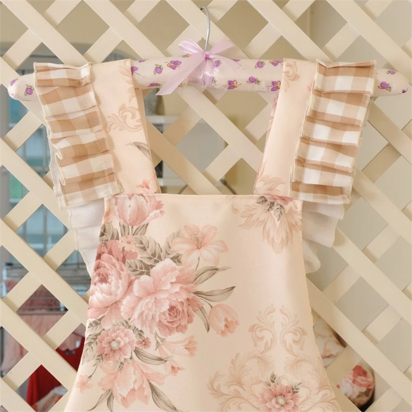 Flower aprons for woman with pocket multi-use polyester cleaning apron Commercial Hotel Home Bib delantal cocina kitchen apron