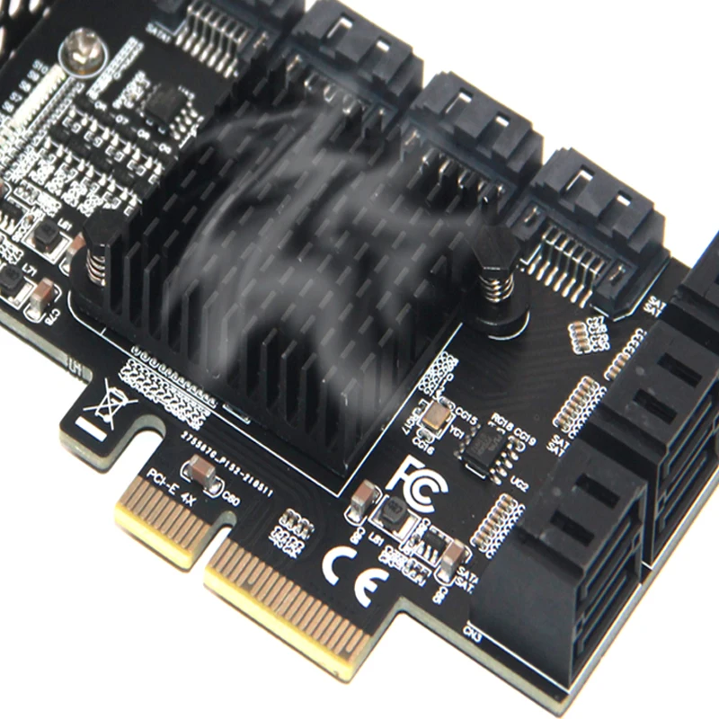 Cartão PCIE SATA Mining Riser, Controlador PCI