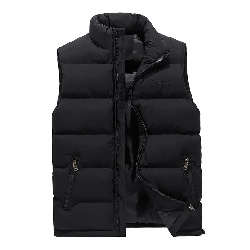 

Men's Vest Winter Casual Sleeveless Jacket Down Vest Windproof Warm Waistcoat Casual Coats Plus Size 6XL Mens Vests Outerwear