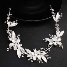 Роскошная лента-повязка на голову головной убор невесты аксессуары для волос горный хрусталь украшения для волос TS144