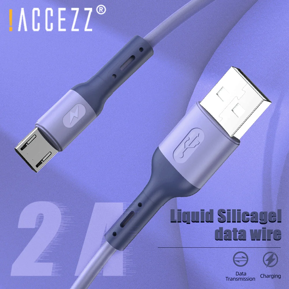 ! ACCEZZ кабель Micro USB 2 А для быстрой зарядки и синхронизации данных провод Xiaomi Redmi Note 5