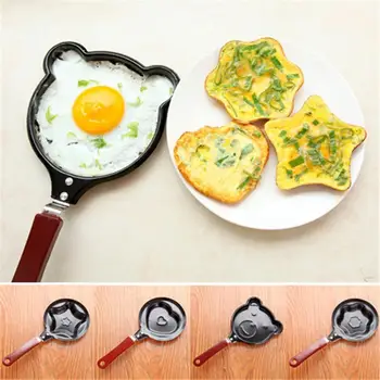 

1Pc Cute Omelette Breakfast Mini Saucepan Pancake Egg Frying Pan Non-Stick Pot Mould Cartoon Breakfast Cookware Egg Pancake Mold