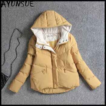 

AYUNSUE 2020 New Autumn Winter Jacket Women Parka Short Down Cotton Padded Coats Female Jacket Korean Manteau Femme 8838 KJ3349