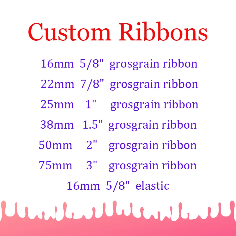 50yards Custom Printed Grosgrain Ribbon DIY Crafts Webbing Folded Over Elastic FOE | Дом и сад