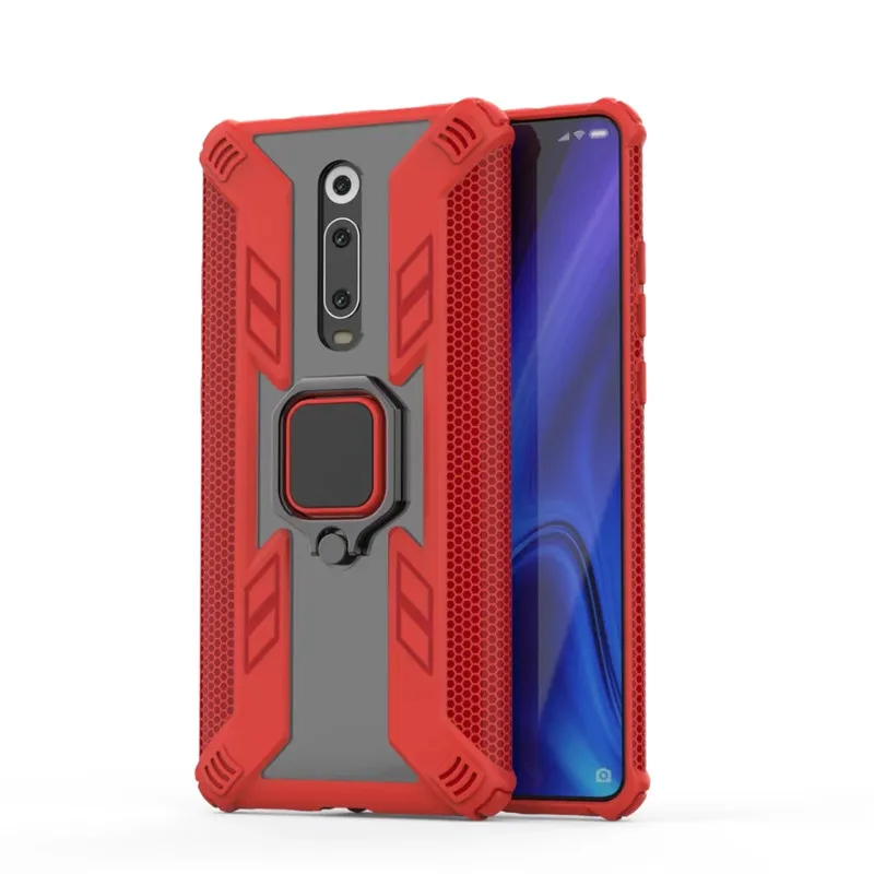 Для Xiao mi 9T mi 9T Pro чехол Роскошный Броня ударопрочный Прозрачный чехол для телефона для Red mi K20 Pro автомобильный держатель кольцо чехол