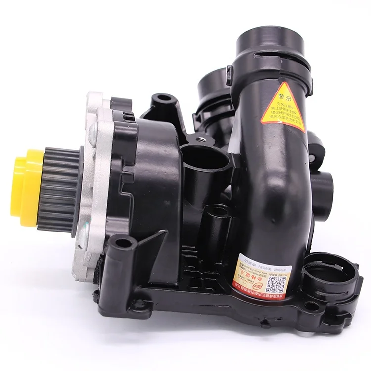 Water Pump Assembly 06H121026DD Water Pump Module Includes the thermostat, temp sensor, and gaske for Audi A4 A8 Q3 photo