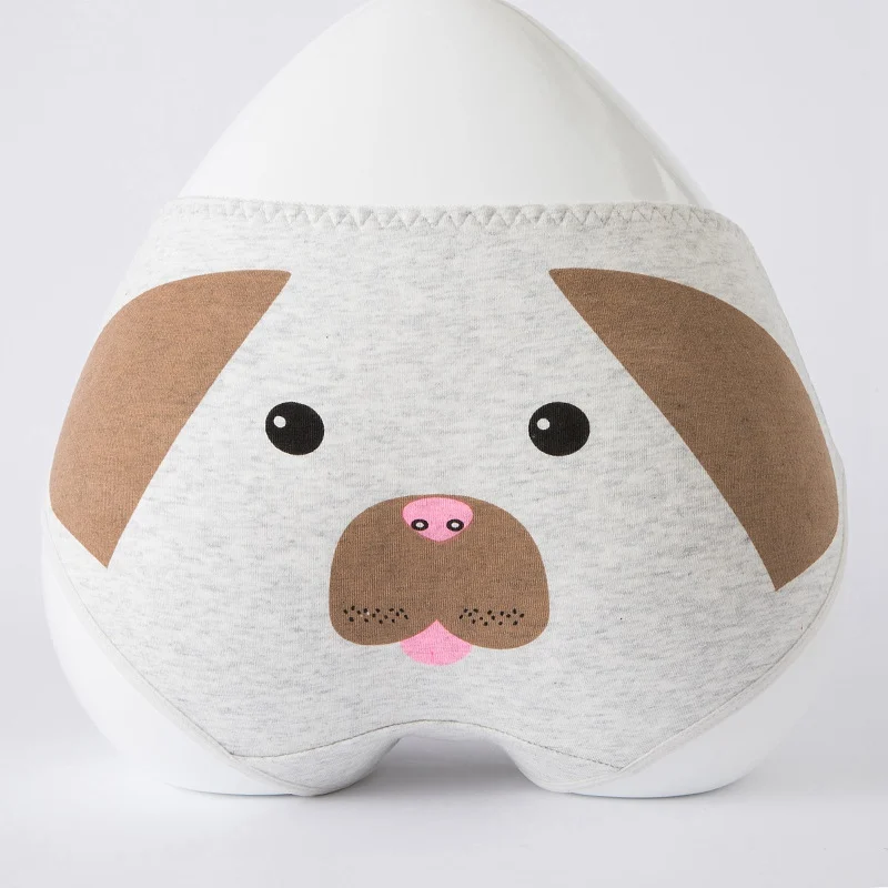 Luckymily милые мультяшные женские трусы с принтом Kawaii женские пикантные трусики нижнее белье дышащее комфортное нижнее белье из хлопка с низкой талией