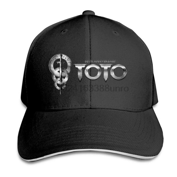 HTA Toto Band 35 юбилейный логотип унисекс для взрослых бейсболки с принтом Snapback Плоский Регулируемый головной убор(посетите наш магазин