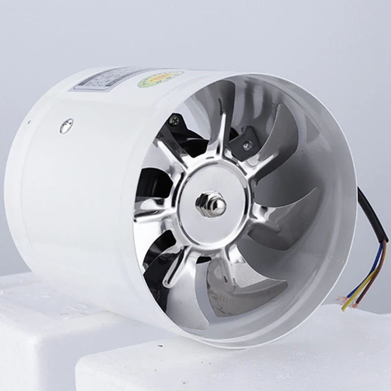 4 дюйма встроенный воздуховод вентилятор воздуха металла вентиляция труб Вытяжной вентилятор мини-экстрактор стена для ванной/туалета вентилятор канальный вентилятор доступа