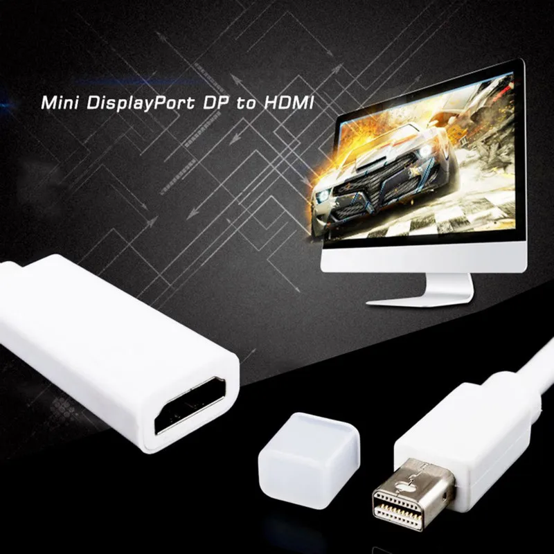 В коробке Pro DP к HDMI кабель мини порт дисплея адаптер Порт able штекер гнездо кабели