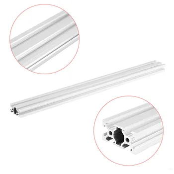 

Silver 100-1200mm 2040 V-Slot Aluminum Profile Extrusion Frame For CNC Laser Machine 3D Printer Furniture Woodworking Tool