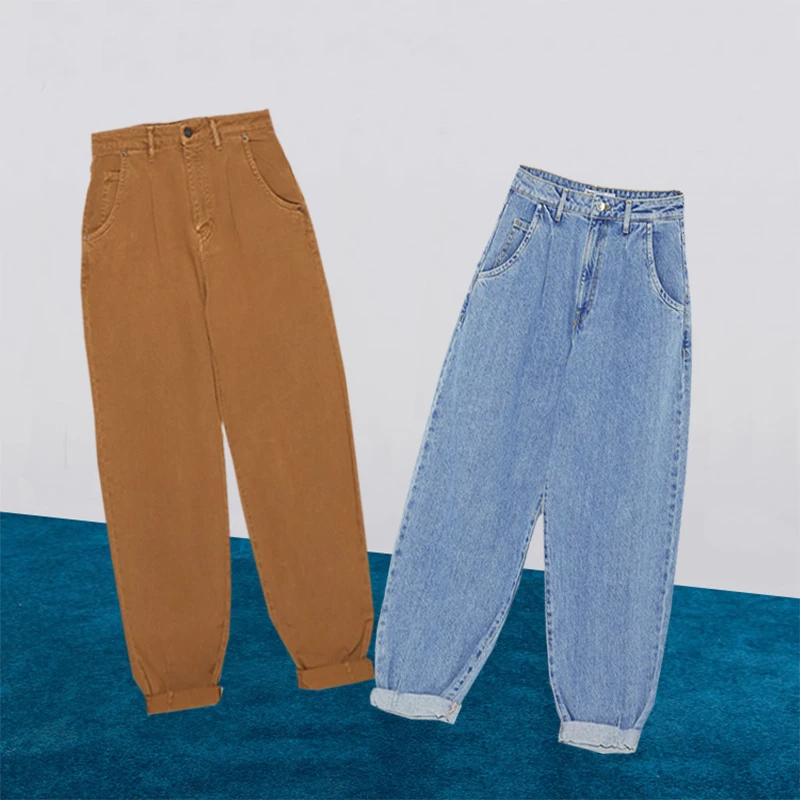 PUWD женские модные однотонные прямые джинсы