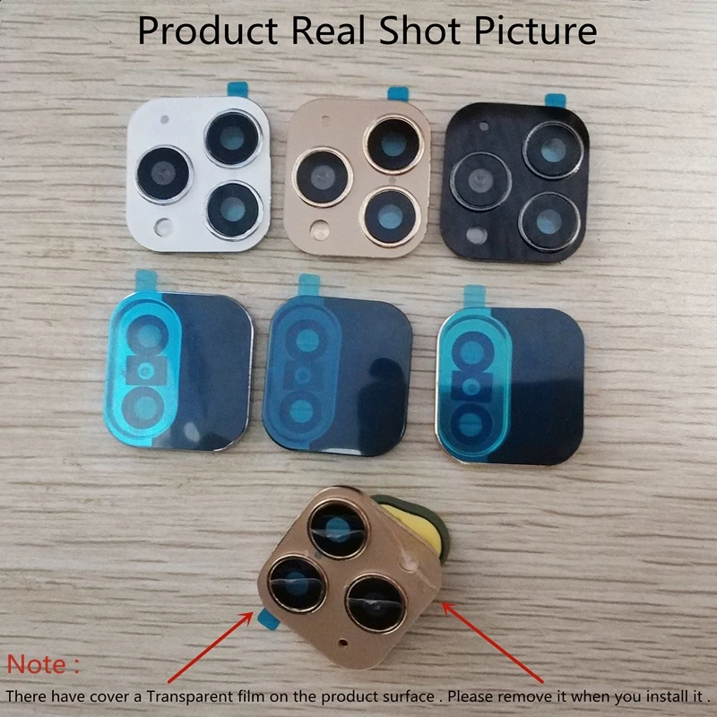 Чехол для объектива камеры из металла и стекла защитный чехол iPhone X Xs Max XR Сменный