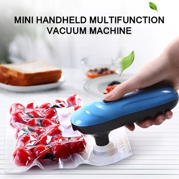 

2020 Vacuum Sealer Pump Handheld Vacuum Food Sealer Machine For Food Preservation USB Rechargeable Household Tools
