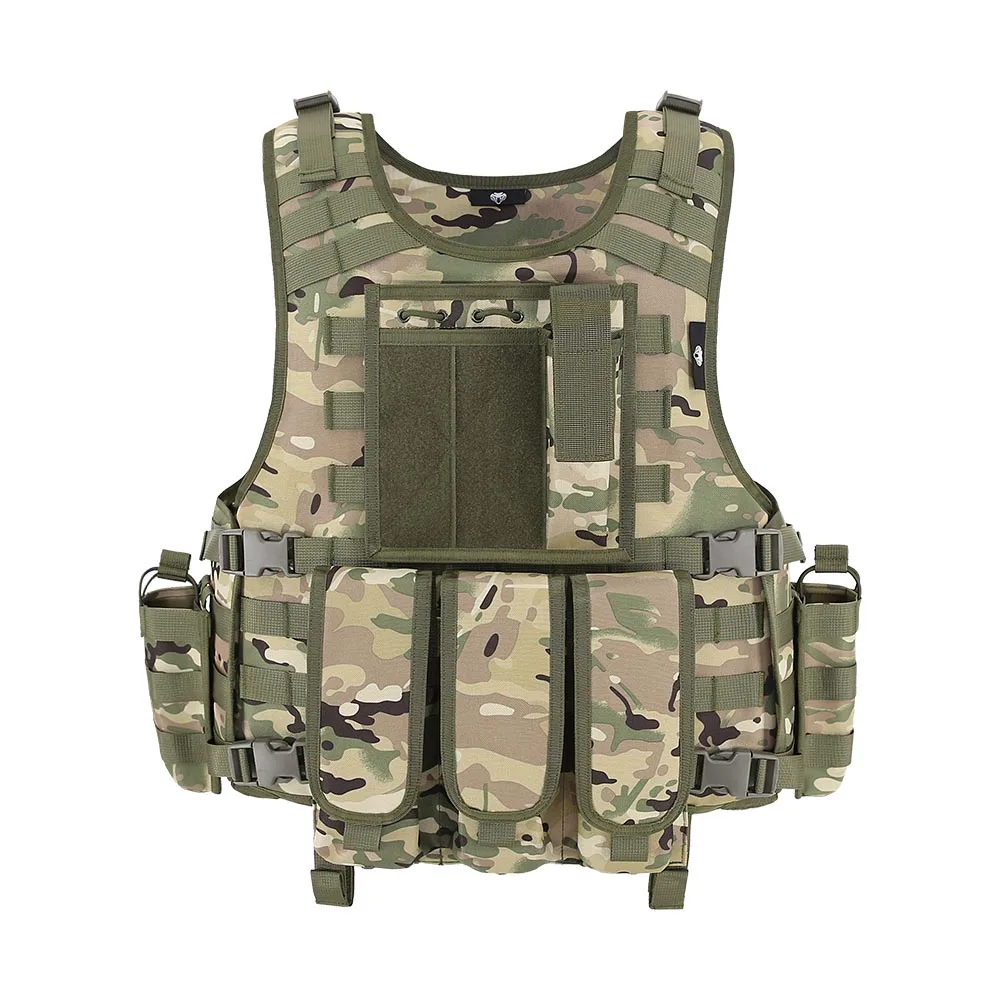 CP MGFLASHFORCE Molle Airsoft жилет тактический жилет пластина Перевозчик Swat рыбалка охота жилет военная армия Броня полицейский жилет - Цвет: CP